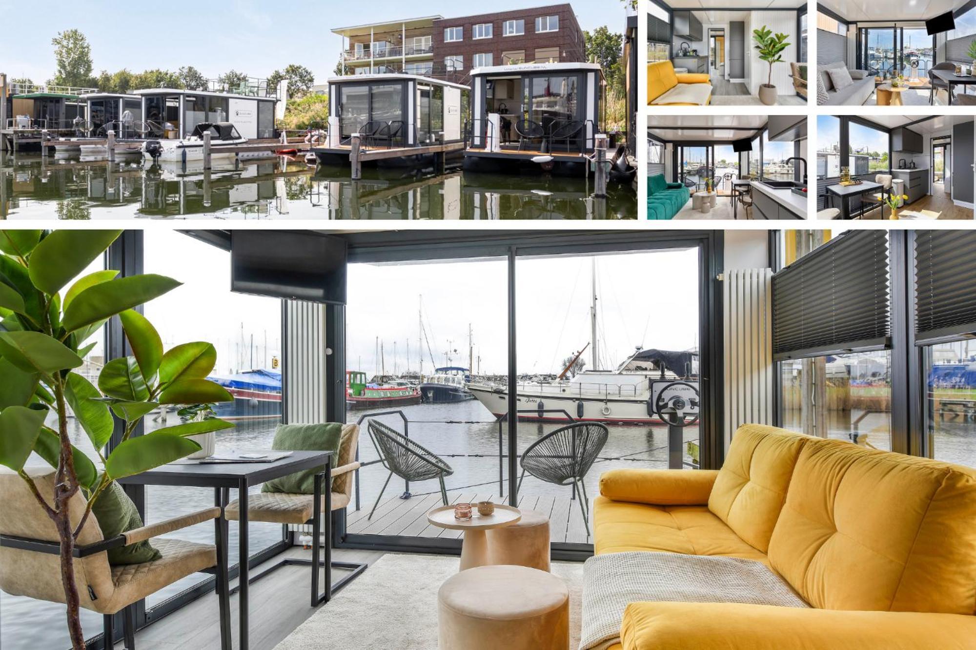Cosy Tiny Houseboats Near Beach And Restaurants By Weltevreden Experience 제이볼데 외부 사진